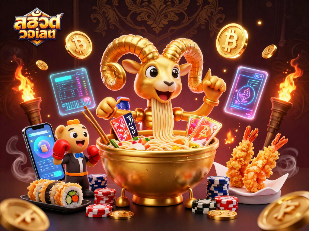 Experience thrilling สล็อตวอเลท gameplay with vibrant characters and dynamic casino elements.
