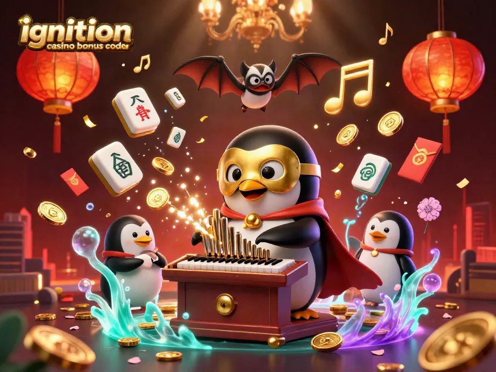 Play and redeem the ignition casino bonus code amidst a rich, colorful casino scene