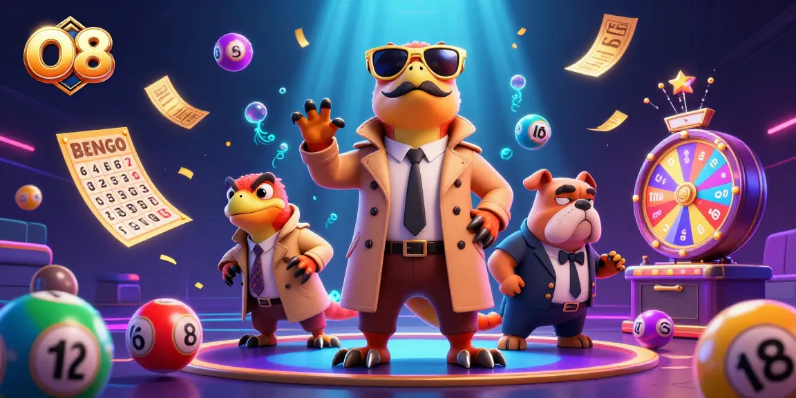 Engage in the O8 online casino with vibrant games and a humorous twist from raptors in disguise.