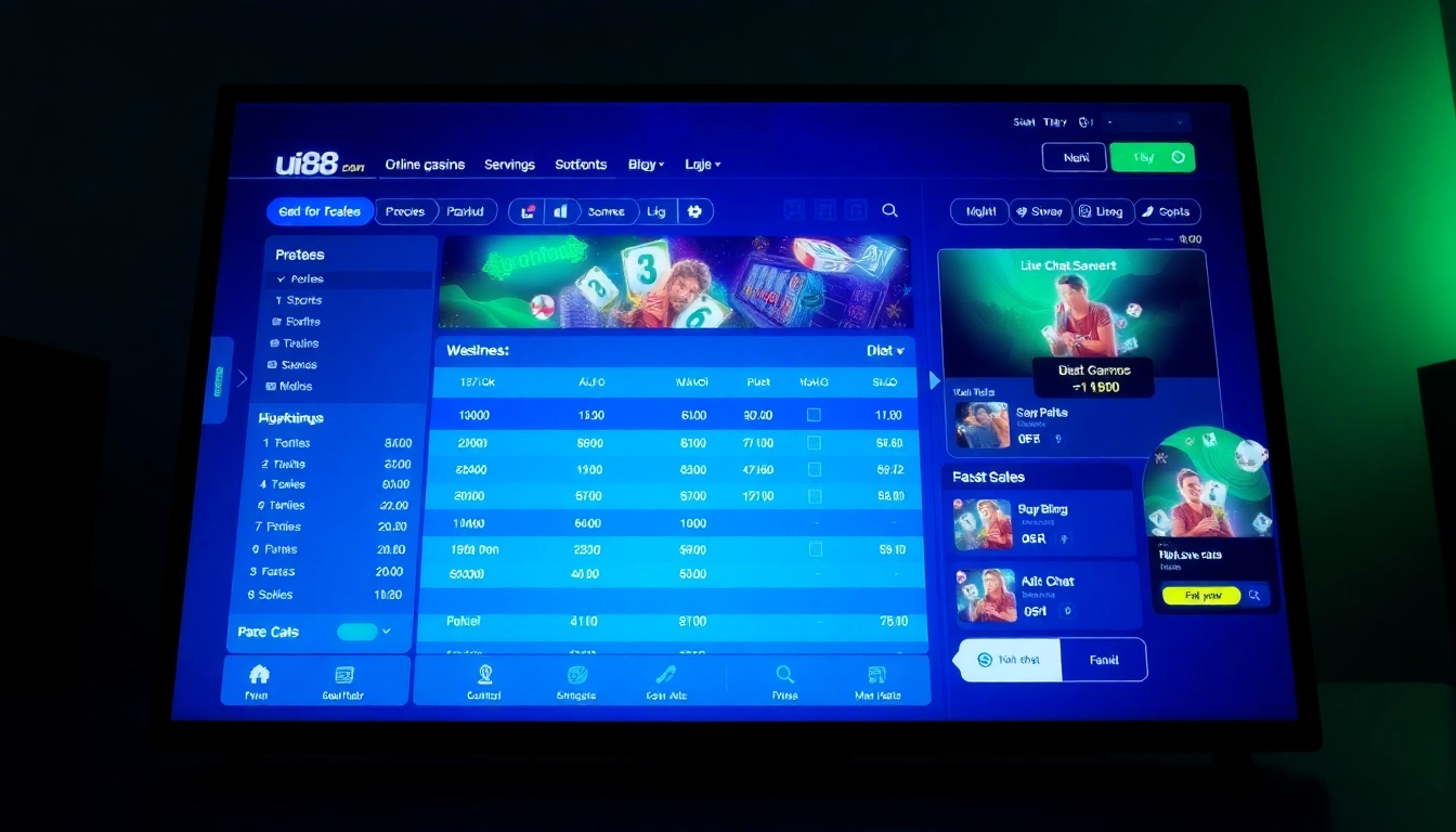 Experience seamless online gaming with uu88's innovative platform, featuring vibrant casino and betting elements.