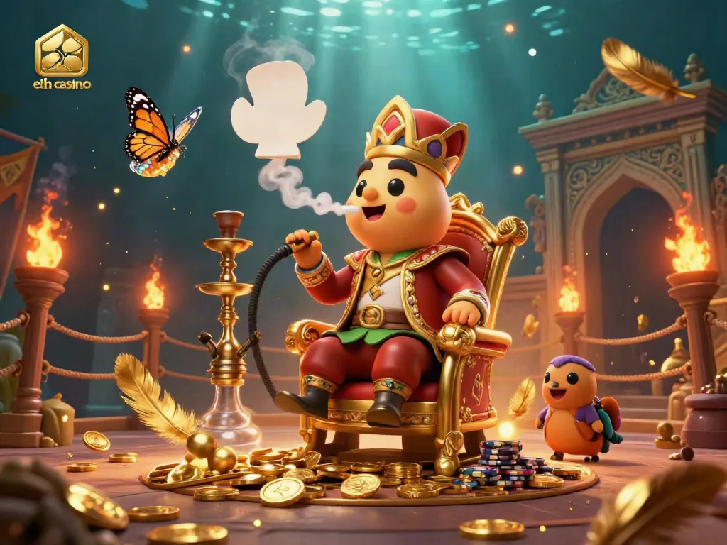 Engage with the eth casino experience through stunning 3D artistry featuring vibrant gaming elements.