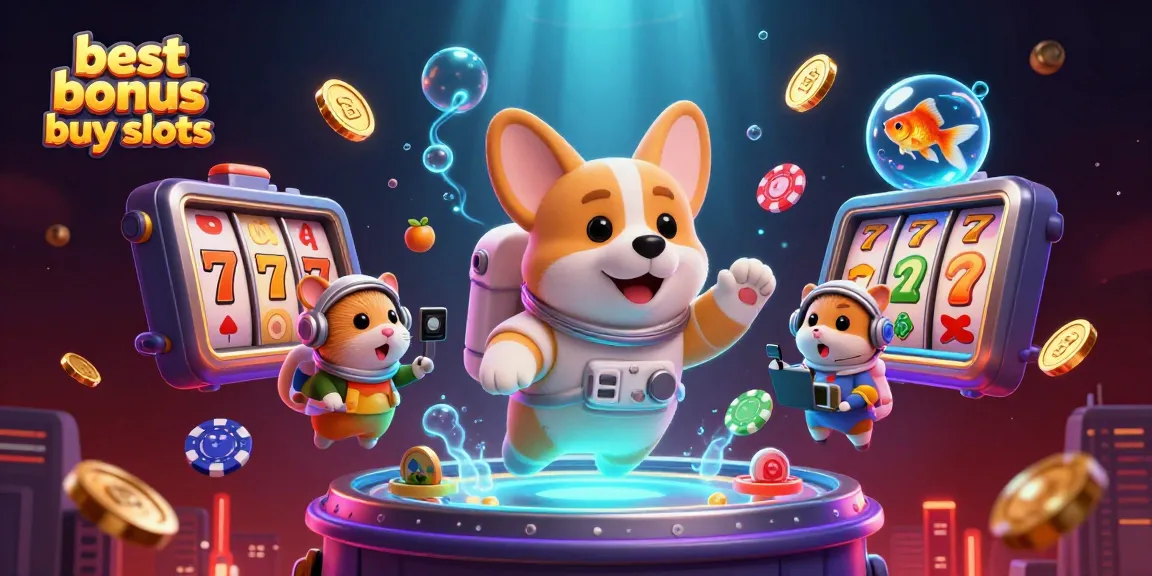 Experience the best bonus buy slots with immersive gaming visuals from a cosmic casino.