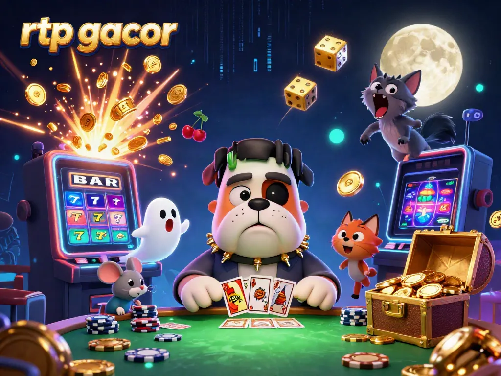 Menangkan berbagai permainan slot gacor dengan karakter unik dalam ilustrasi kasino digital yang menarik.