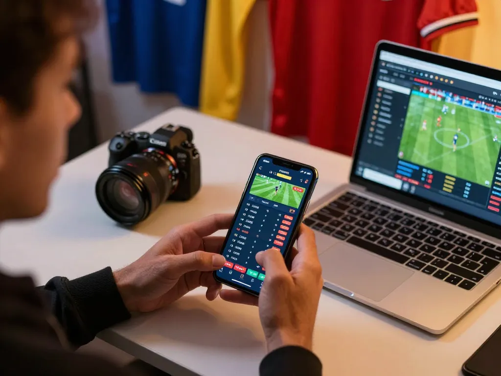 Engaging sports betting action on taixiusunwin.art smartphone, showcasing live odds and gameplay.