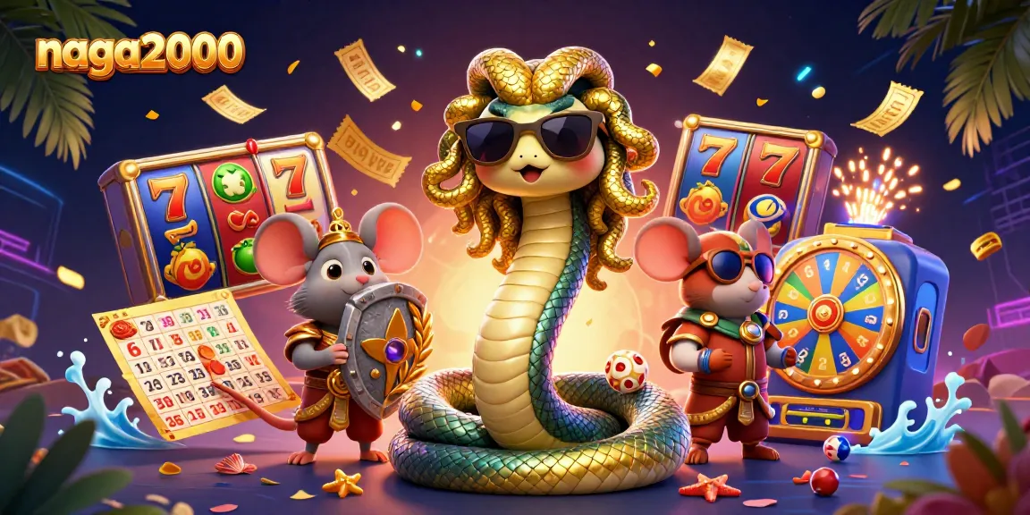 Permainan slot naga2000 dengan Medusa lucu dan tikus pejuang, memberi nuansa ceria dan mengasyikkan.