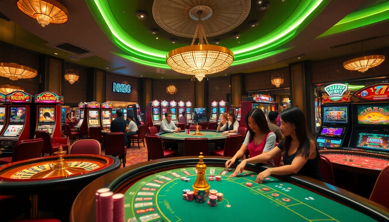 Experience Khuyến Mãi NK88 excitement as players engage in thrilling casino games.