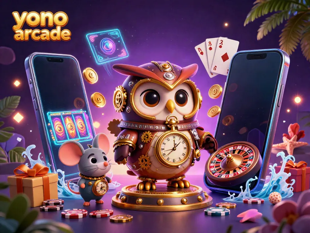 Experience immersive gameplay on the Yono Arcade platform with vibrant graphics and casino scenes.