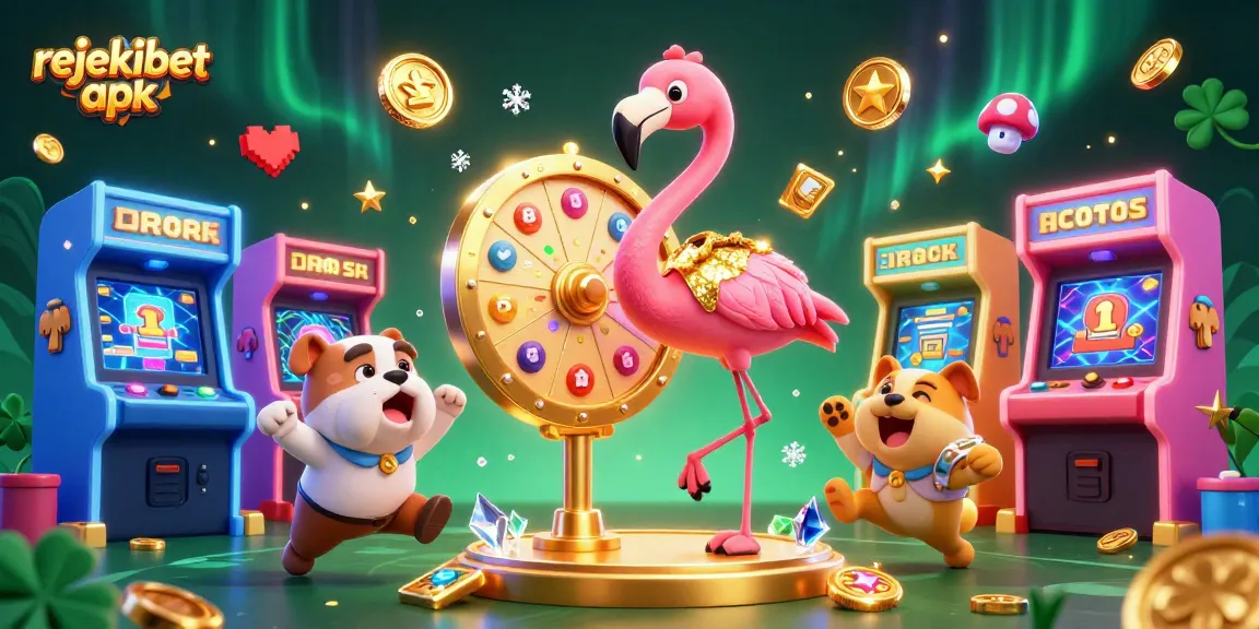 Engage with rejekibet apk for thrilling slot action in this colorful casino scene!