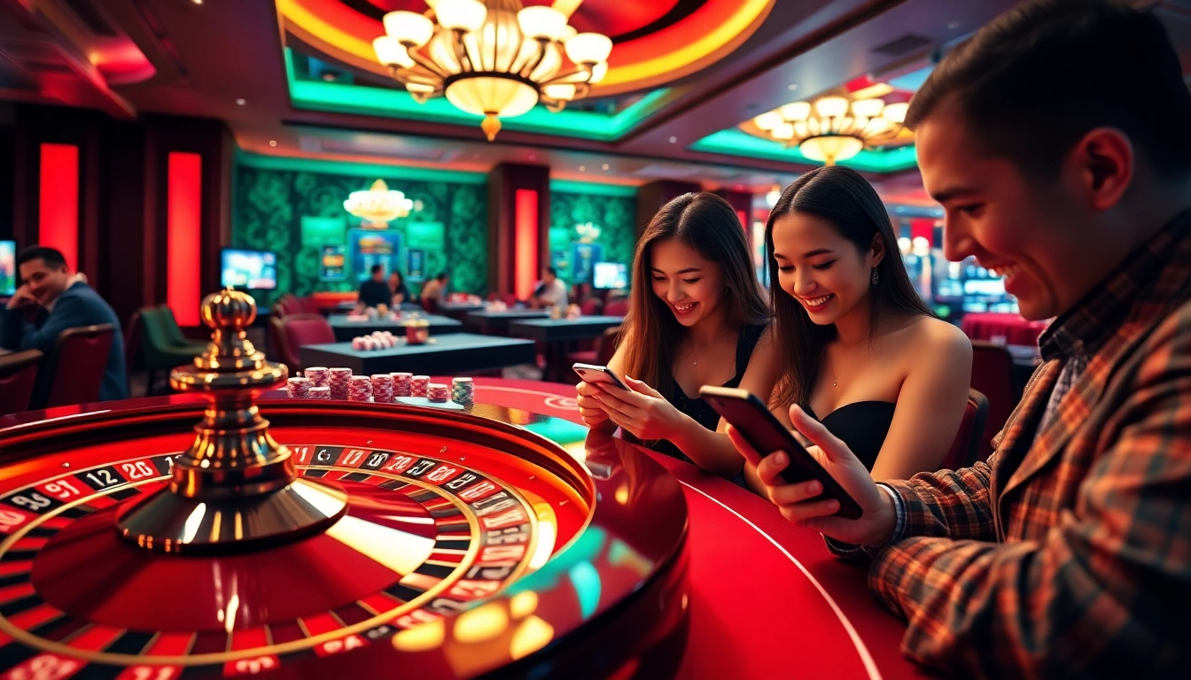 Experience the thrill of sbobet link alternatif with vibrant casino visuals highlighting online betting excitement.