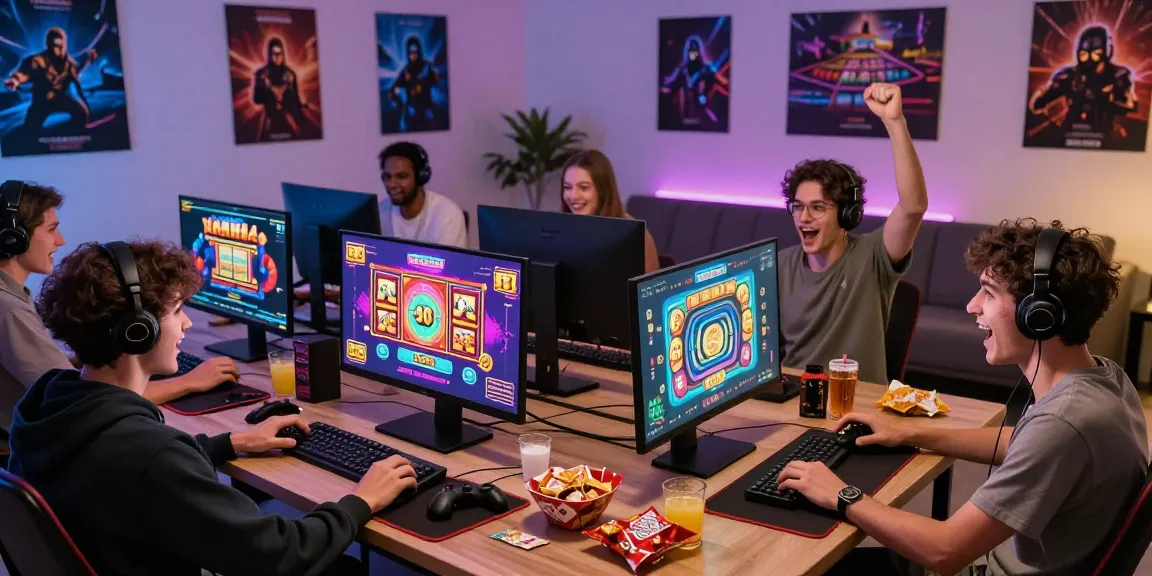 Engaging online gaming experience at https://being-there.org.uk with friends playing at a modern setup.