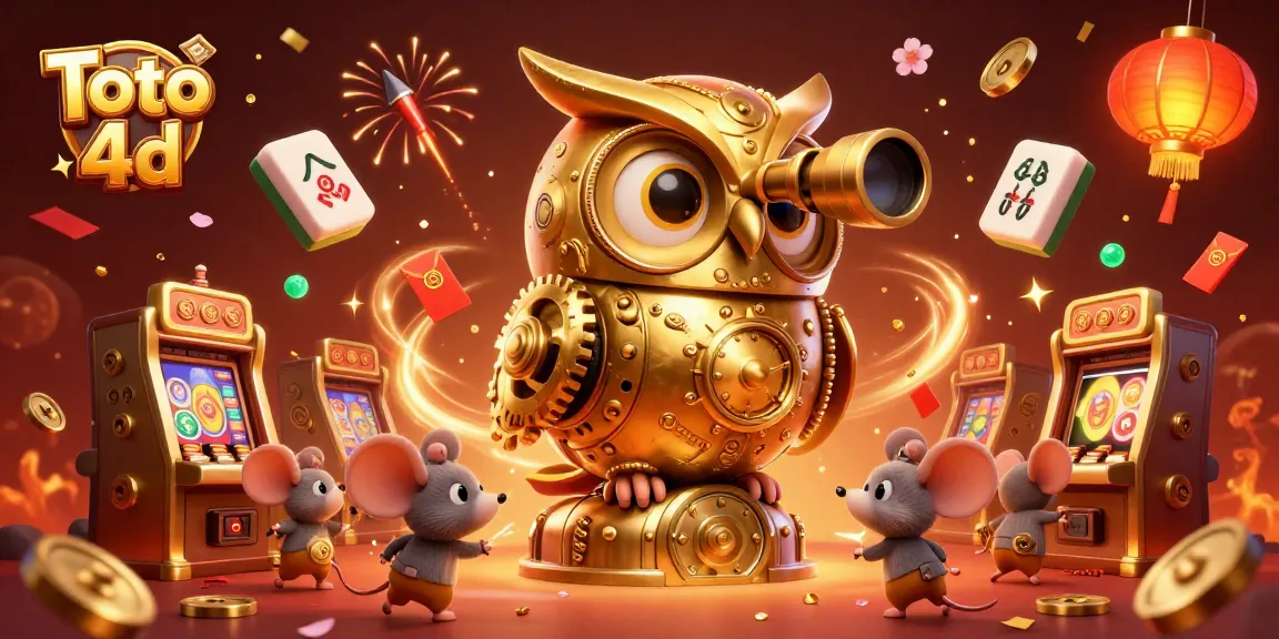 Experience the excitement of Toto 4d with vibrant casino elements and magical ambiance.