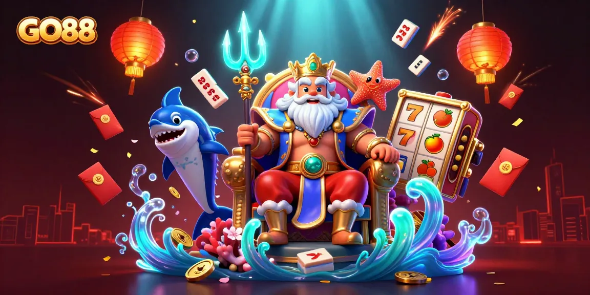 Experience thrilling wins at GO88 with Neptune's 3D casino adventure and exciting slot games.
