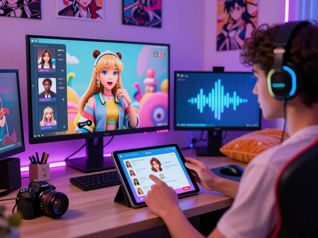 Interactive NSFW AI chat experience featuring customizable characters and vibrant atmosphere, ideal for adult engagement.