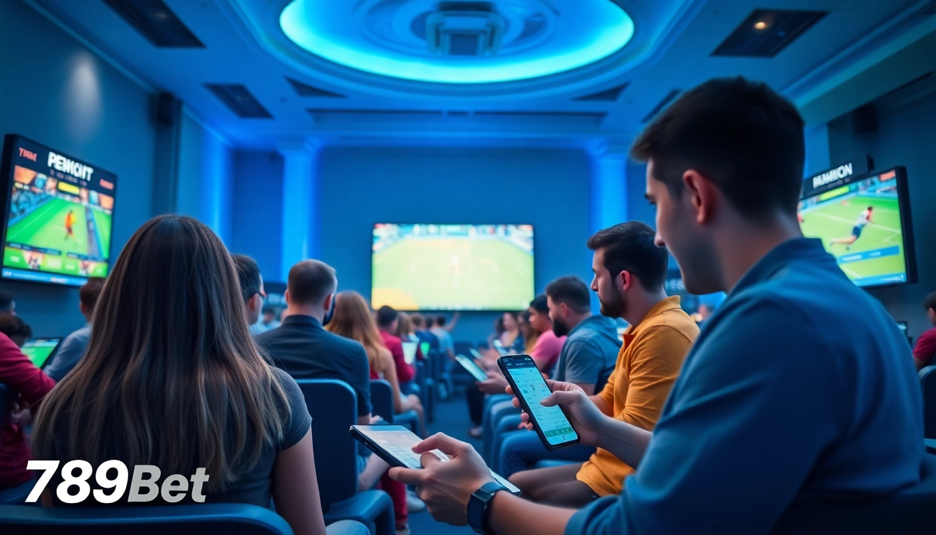Vibrant scene of players enjoying online betting at 789bet.events, capturing excitement and engagement.