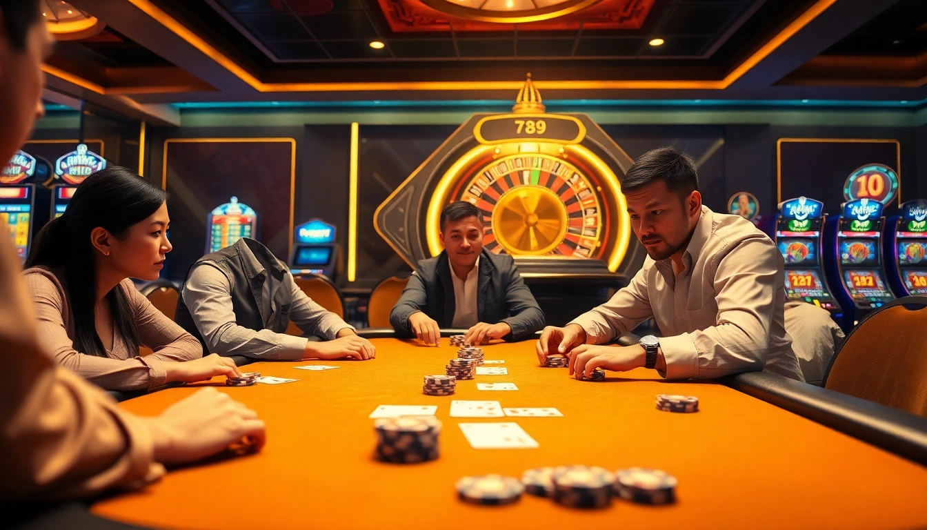 Experience gameplay at https://789f.town/ with Texas Hold’em and a luxurious casino atmosphere.