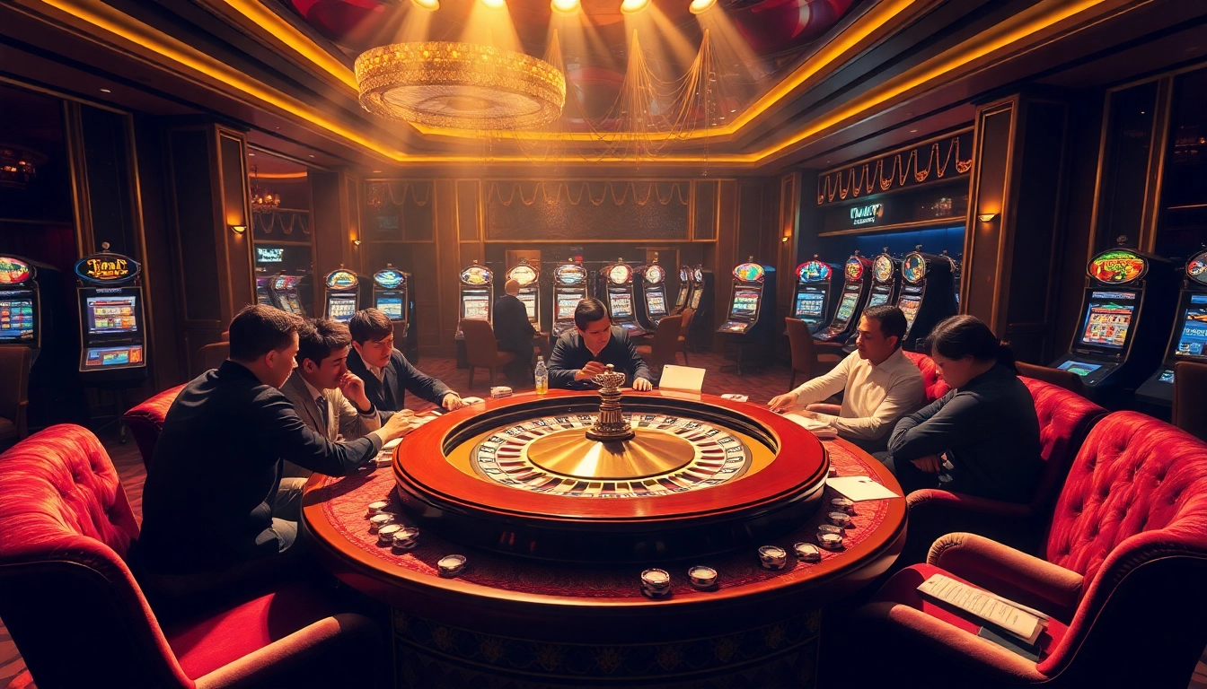Experience UU88's exciting casino atmosphere with players at a vibrant roulette table.