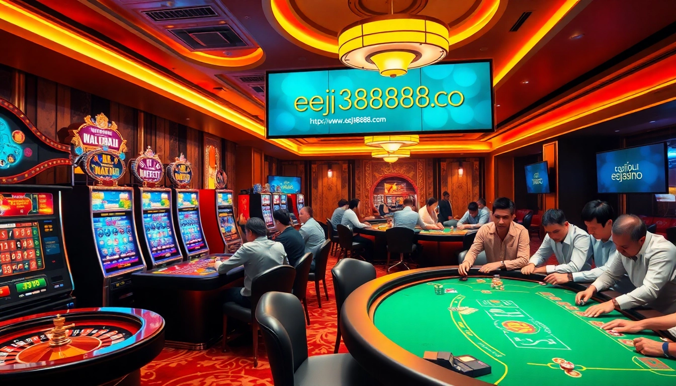 Experience the thrill of online gambling at https://www.eejl88888.com/ with dazzling casino games and vibrant atmosphere.
