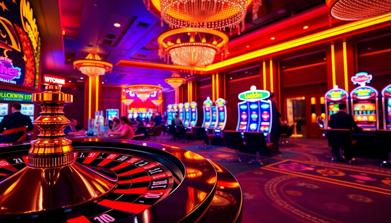 Experience the thrill of gaming at Luckwin Casino with exciting games and vibrant casino environment.
