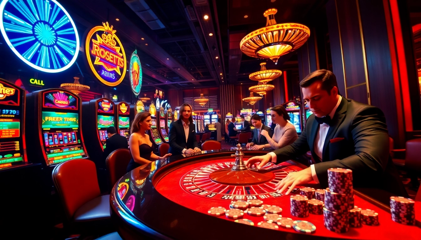 Experience the excitement of gambling at https://rr88co.net/ with players enjoying a thrilling roulette game.