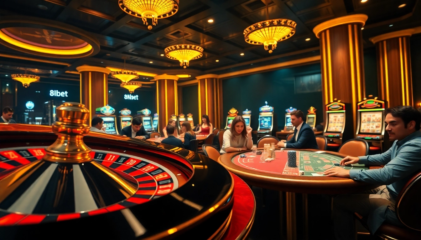 Experience the thrill of winning at 8kbet net with vibrant casino gaming visuals.