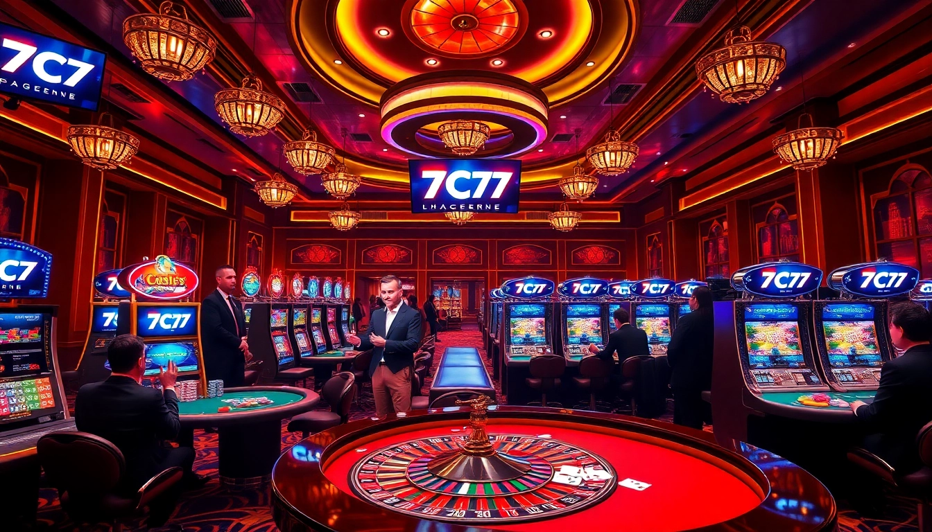 Experience the excitement of 7C77 with vibrant casino games and elegant gameplay.