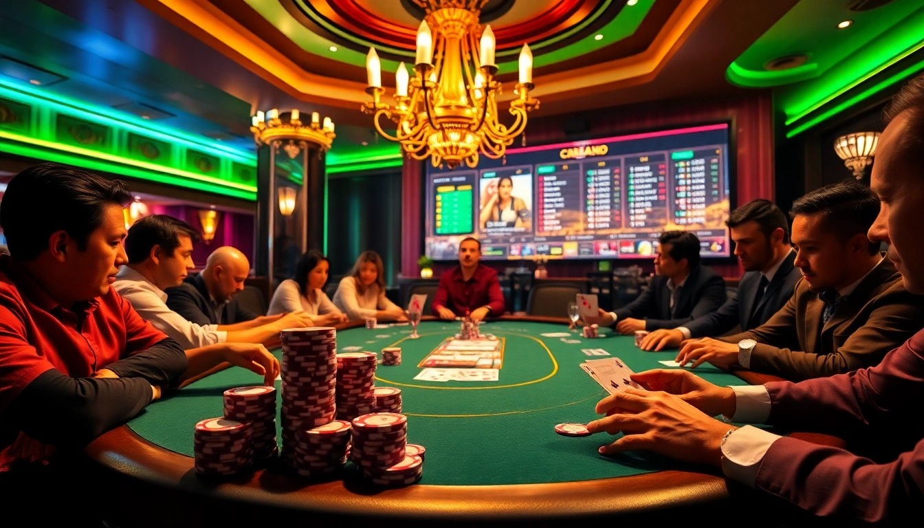 Engage in high-stakes games with bancadoithuong at this luxurious casino poker table.
