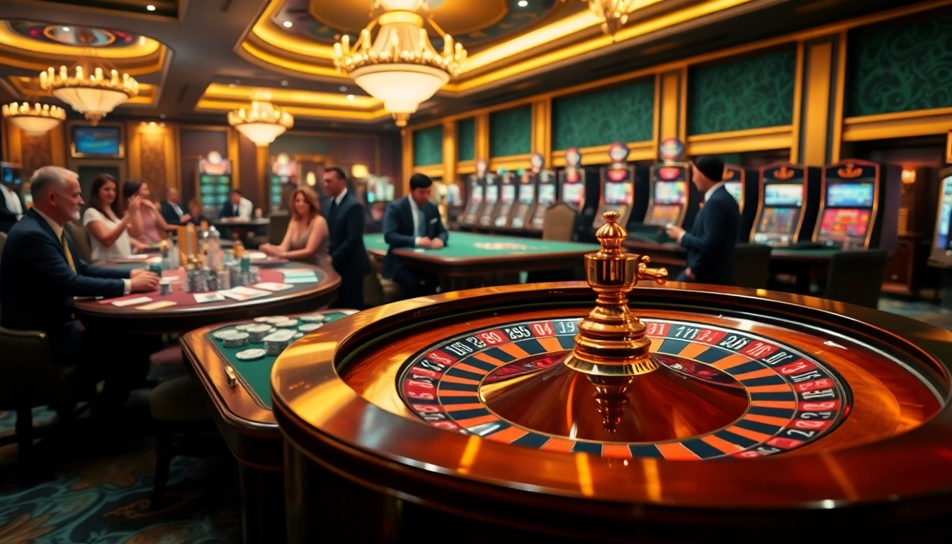Experience the excitement of winning at https://www.jl55.club/ with vibrant casino tables and roulette wheels.