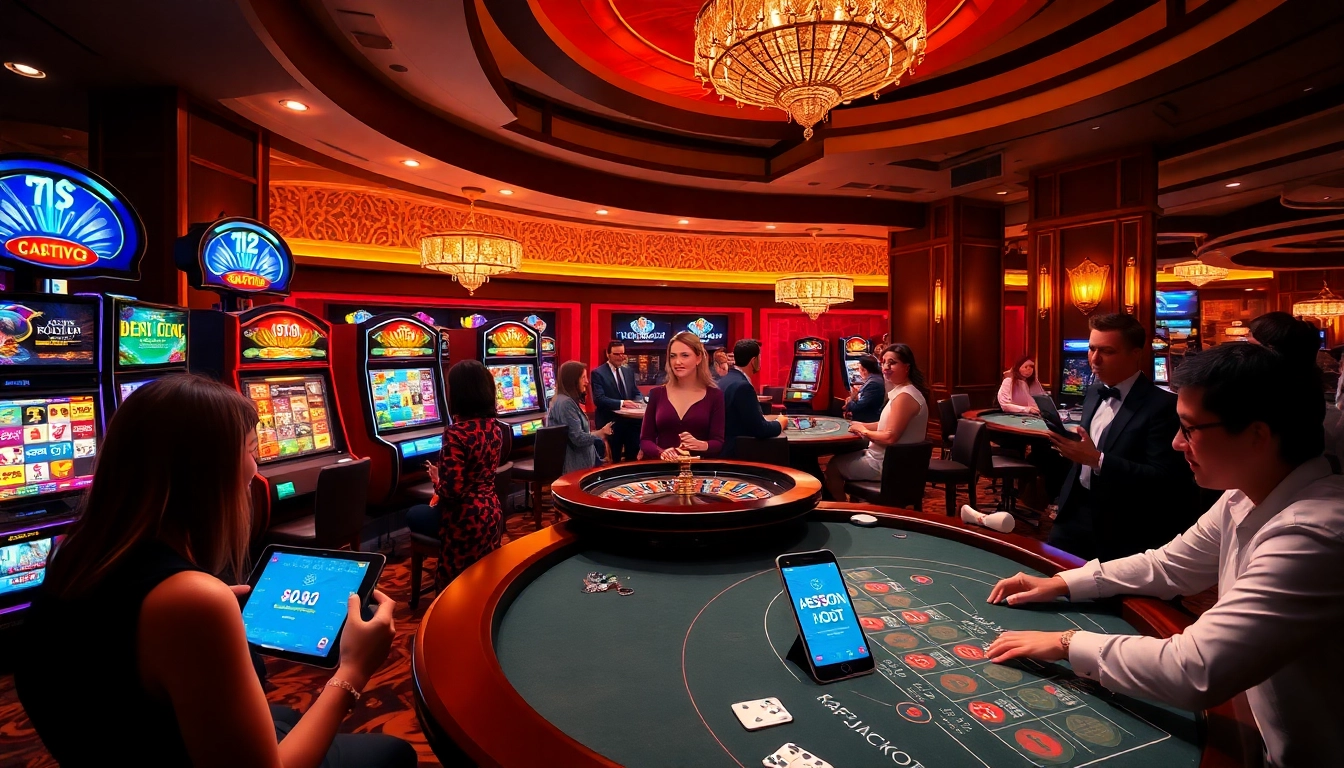Experience the thrill of kaptenjackpot at a luxurious casino with vibrant slots and engaging games.