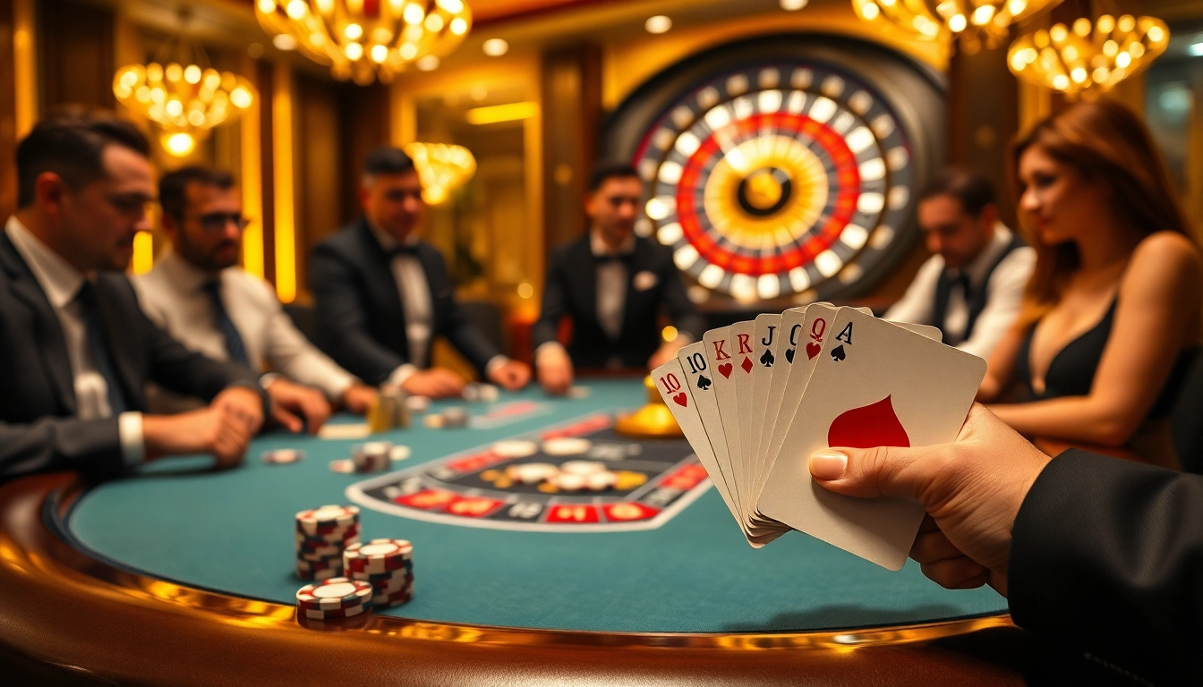 Intense poker showdown at 789bet.events featuring a royal flush on a luxury table.